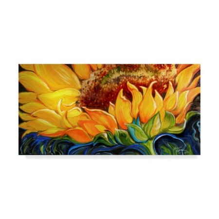 TRADEMARK FINE ART Marcia Baldwin 'Sunflower Rise'N Shine' Canvas Art, 24x47 ALI34646-C2447GG